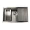 Nantucket Sinks 32In. Large Prep Station Single Bowl Undermount Stainless Steel Kitchen Sink with Accessories ZR-PS-3220-16 - alternate 1
